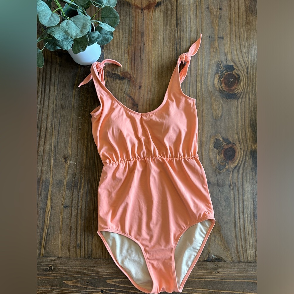 Kortni Jeane Swimsuit One Piece Peach Pink - Size Xtra Small